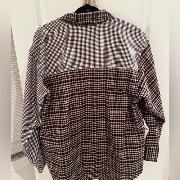 COPY - Abercrombie and Fitch Dual-pattern Flannel Size Large - Picture 3 of 7